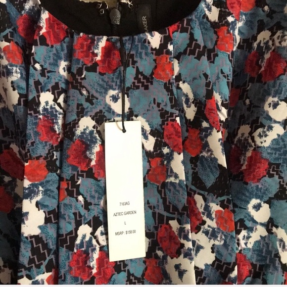 🌺NWT W118 by WALTER BAKER🌺AZTEC GARDEN DRESS🌺 - Picture 4 of 7